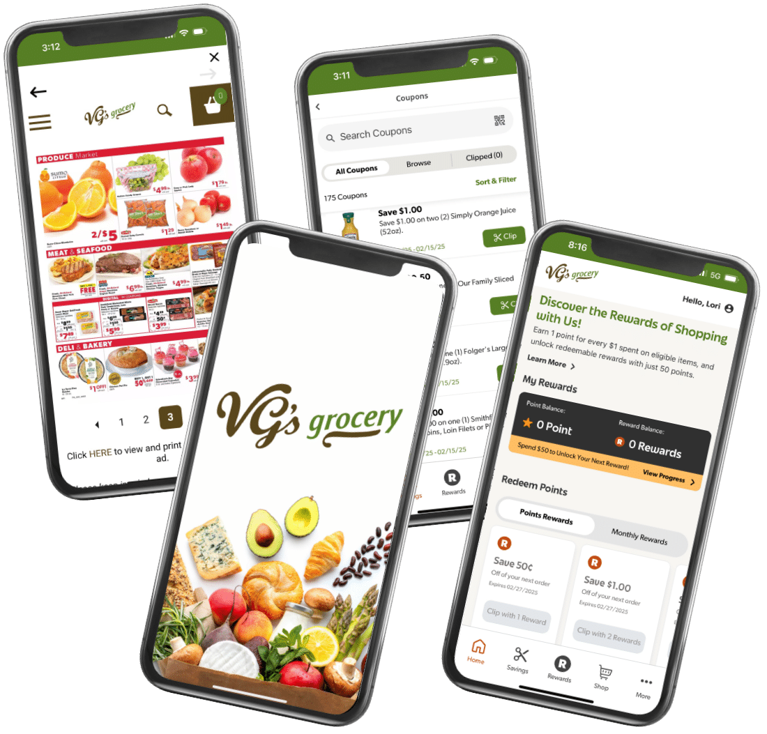 App Promo - VG's Grocery
